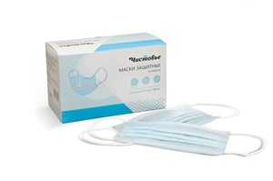 Маска медицинская «Чистовье», 100 шт. - фото 6618